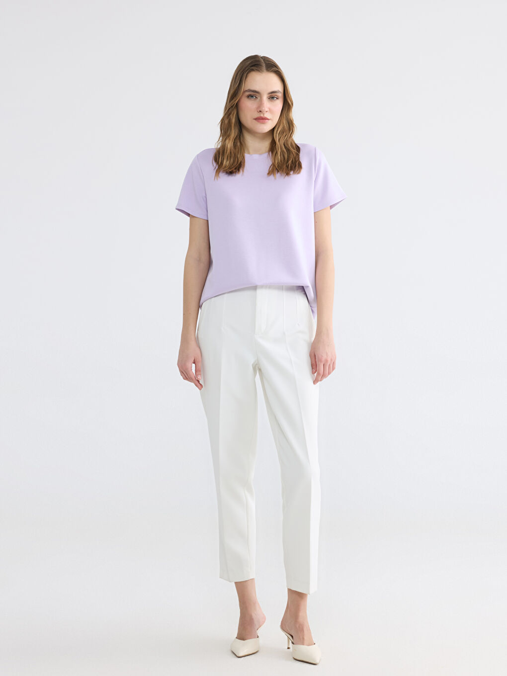 Žena LILA Majica kratkih rukava-1