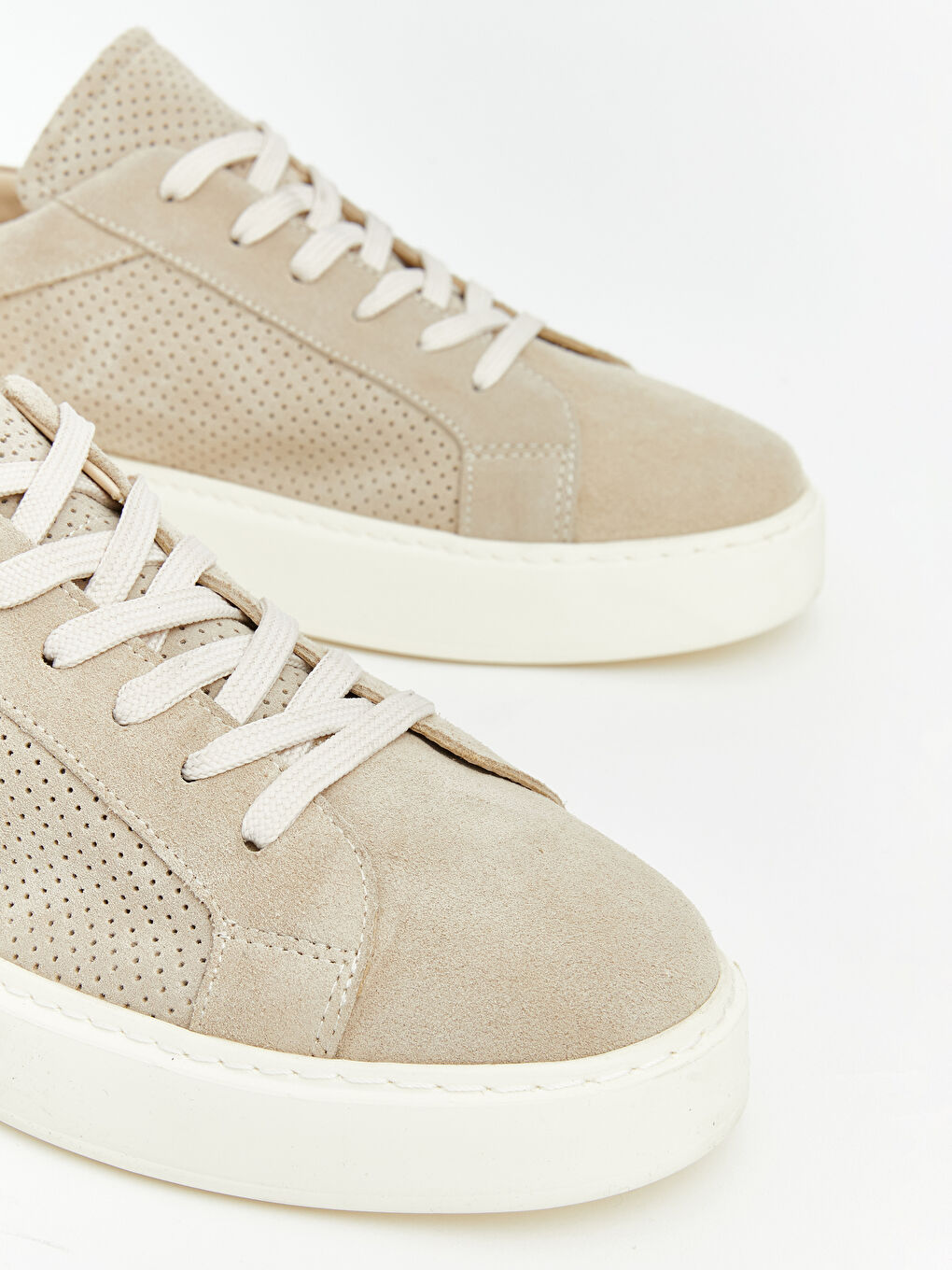 Bej Süet Erkek Spor Ayakkabı-2