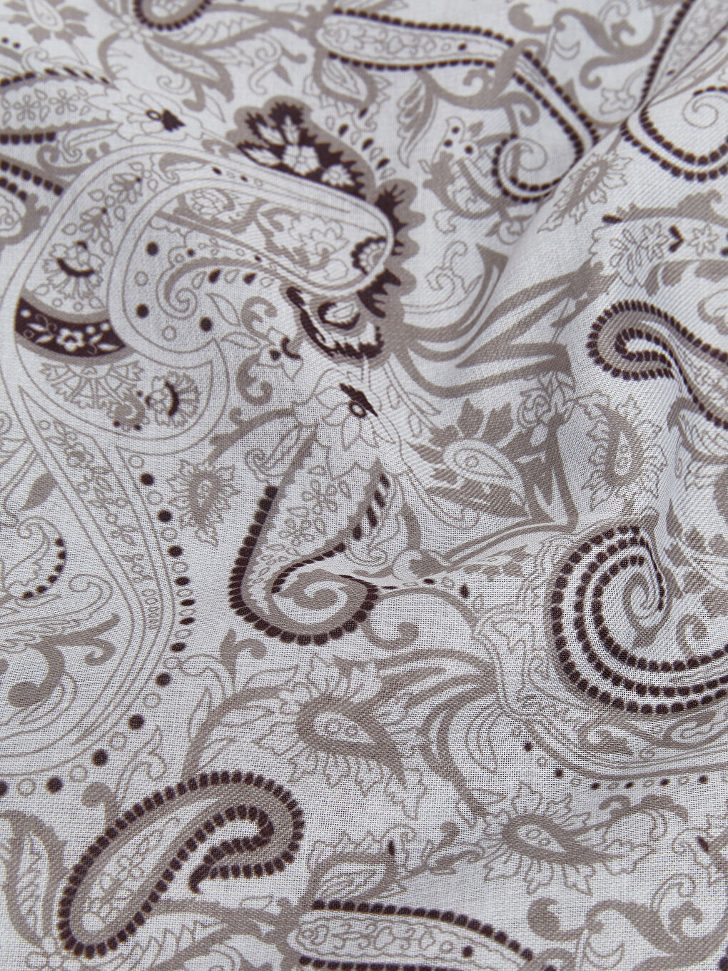 Bej Desenli Kadın Şal-2