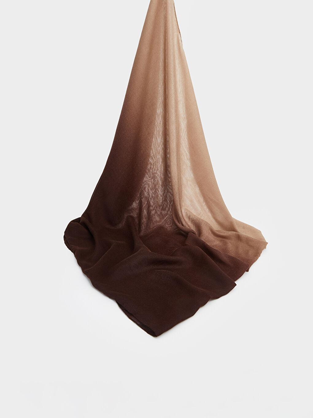 Kahverengi Desenli Kadın Şal