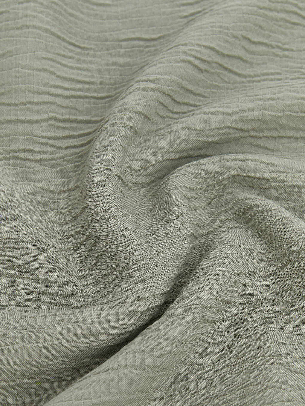 Yeşil Desenli Kadın Şal-2