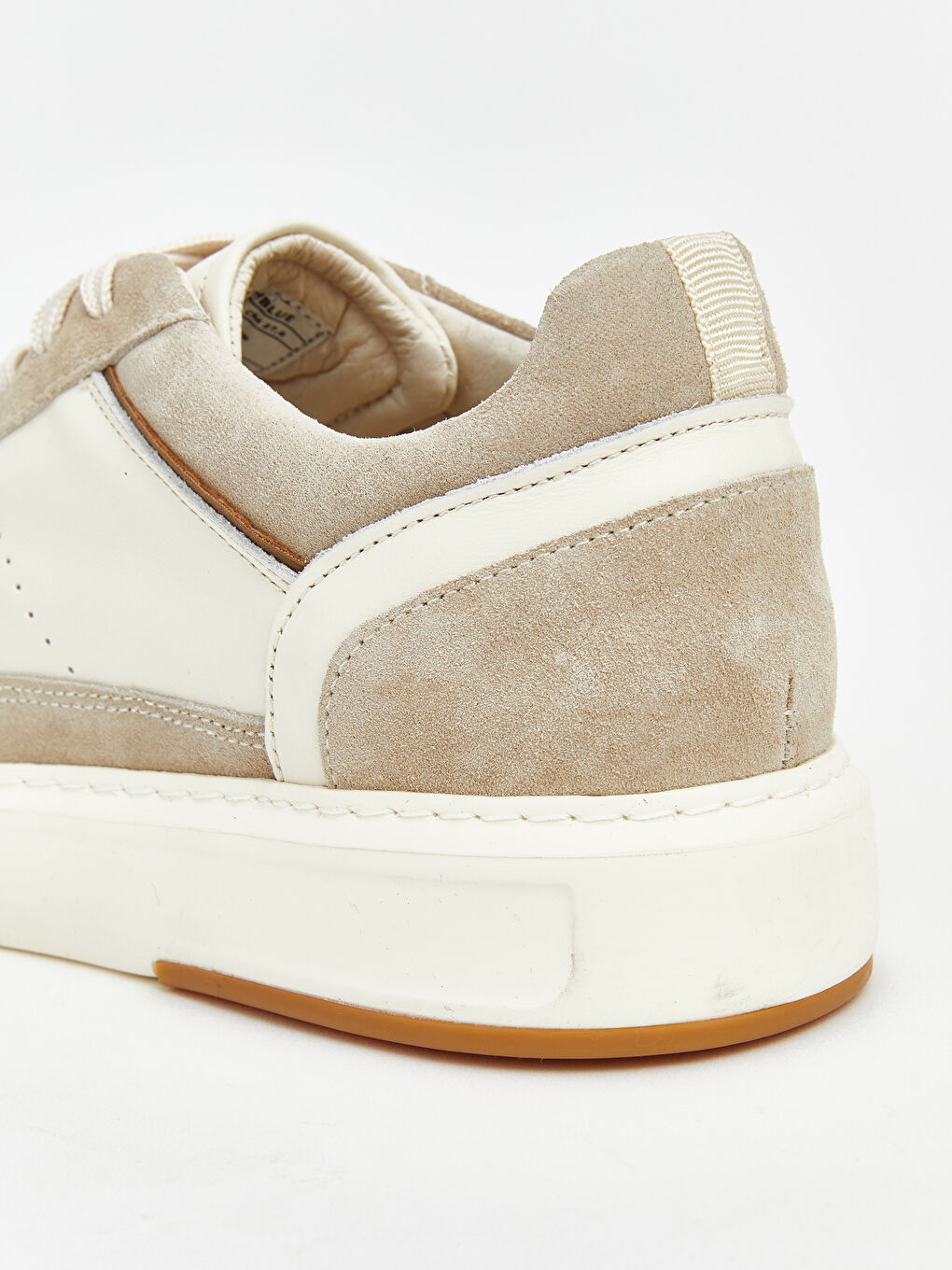 Bej Süet Görünümlü Erkek Spor Ayakkabı-4