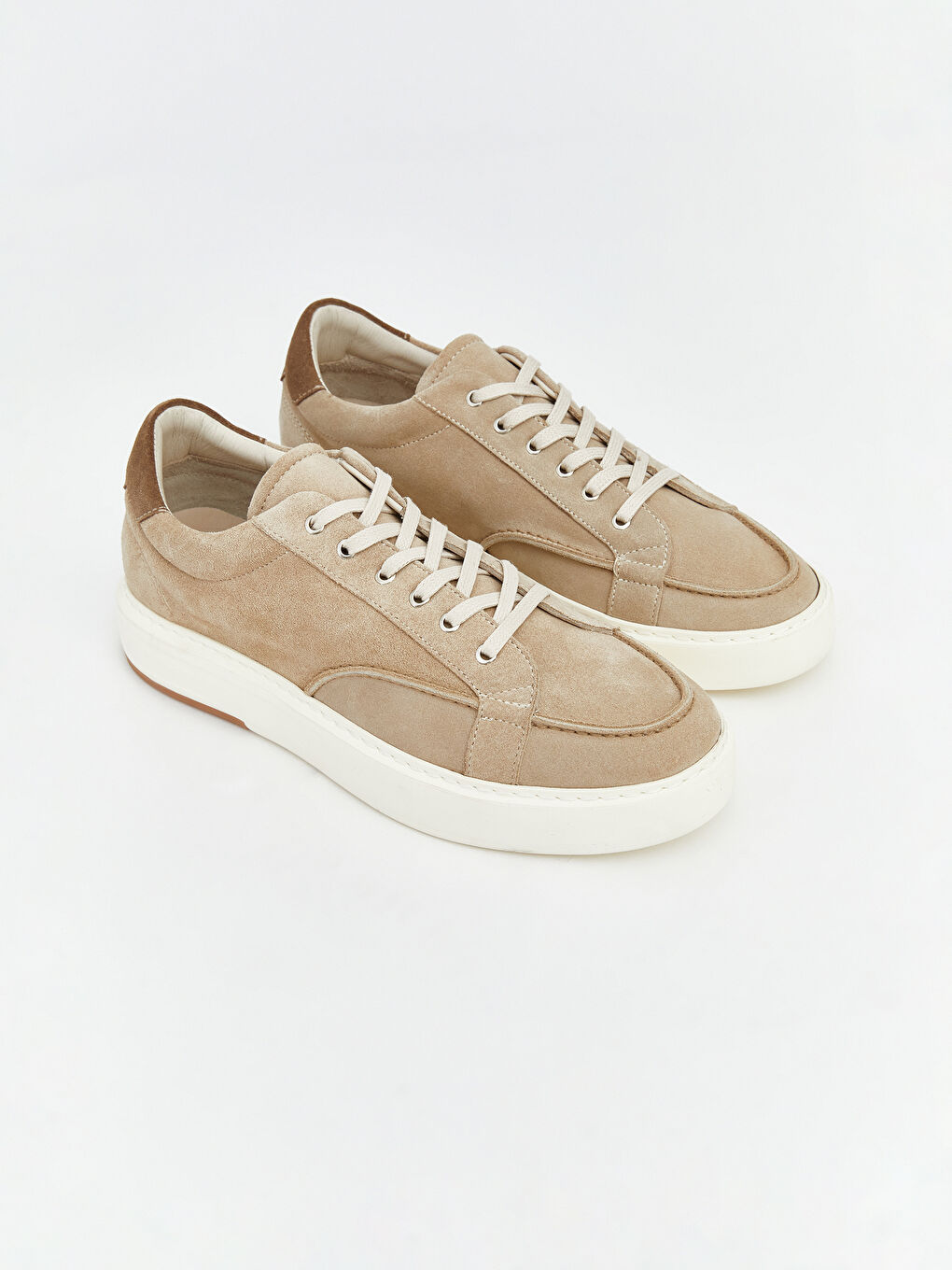 Bej Bağcıklı Erkek Klasik Ayakkabı