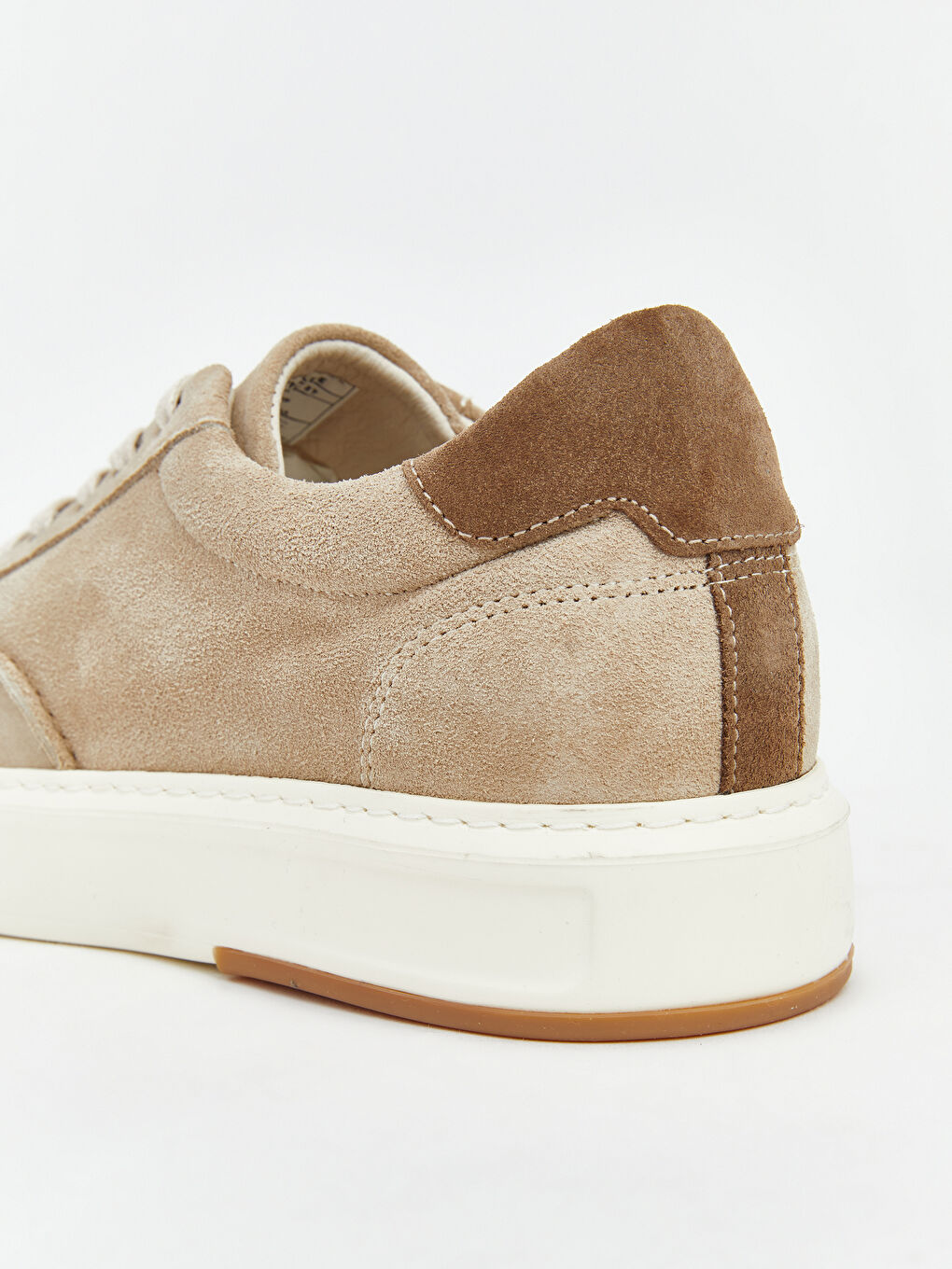 Bej Bağcıklı Erkek Klasik Ayakkabı-4