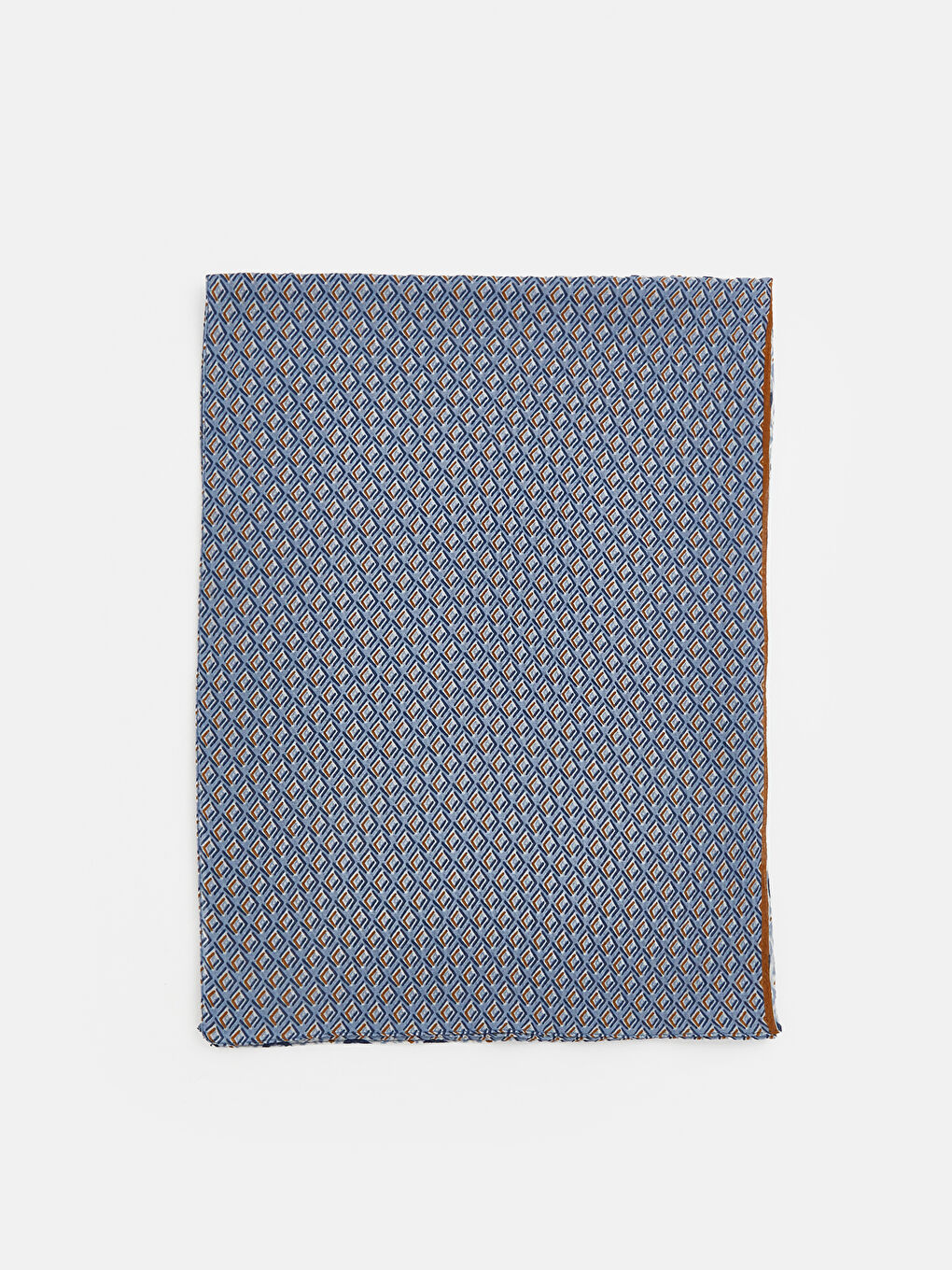 Lacivert Desenli Kadın Şal-1