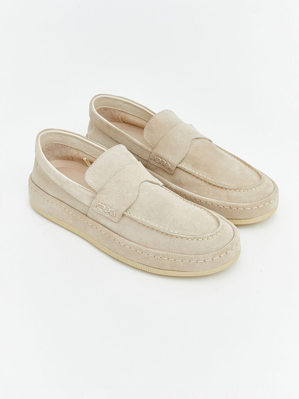 Bej Süet Erkek Klasik Ayakkabı