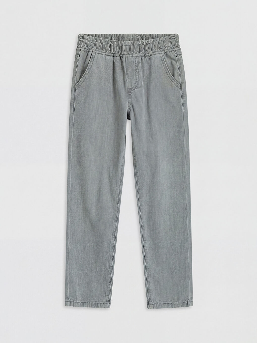 Gri Regular Fit Erkek Çocuk Jean Pantolon