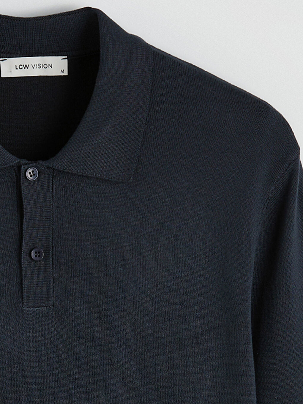 Antrasit Polo Yaka Triko Erkek Kazak-5