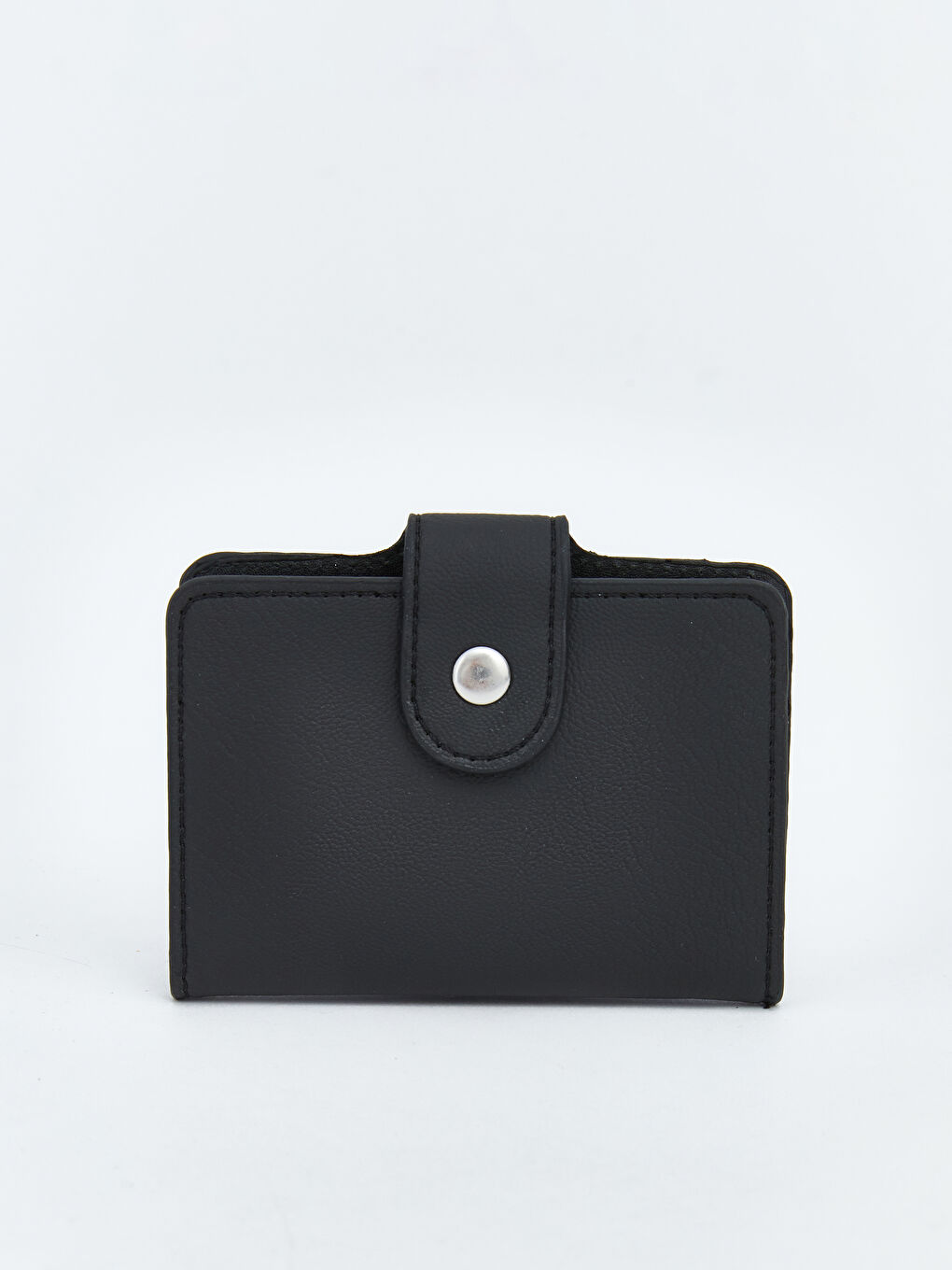 Siyah Deri Görünümlü Erkek Kartlık