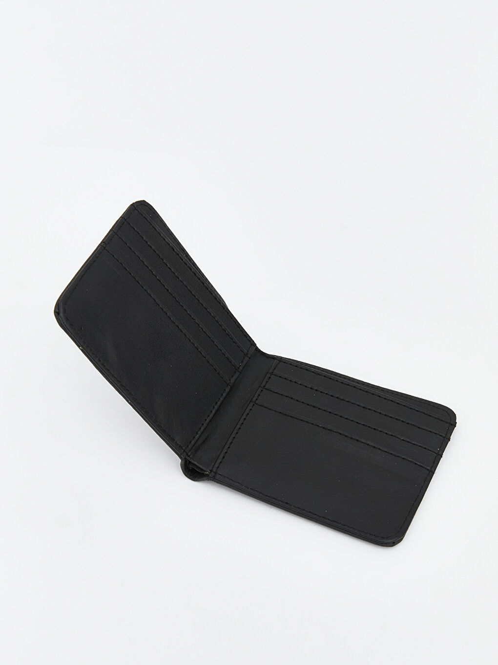Siyah Deri Görünümlü Erkek Cüzdan-1