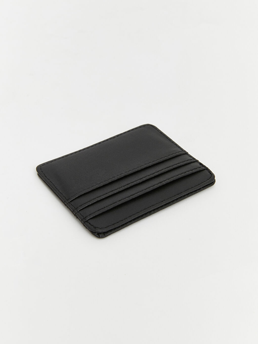 Siyah Deri Görünümlü Erkek Kartlık-1