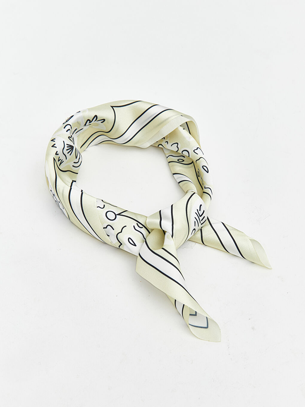 Woman YELLOW Small Scarf