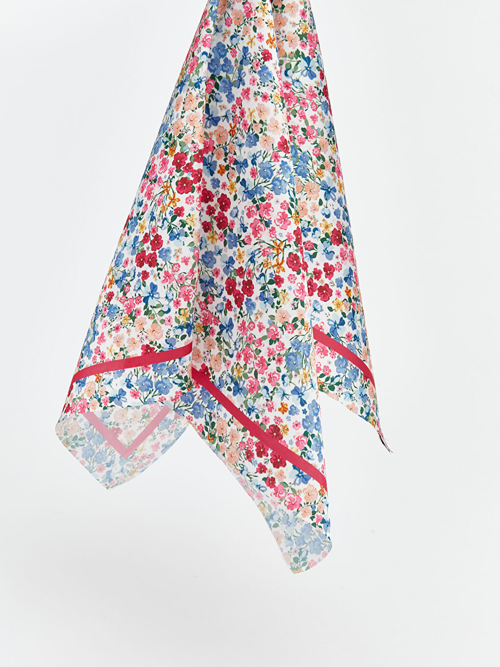 Woman WHITE Small Scarf-1