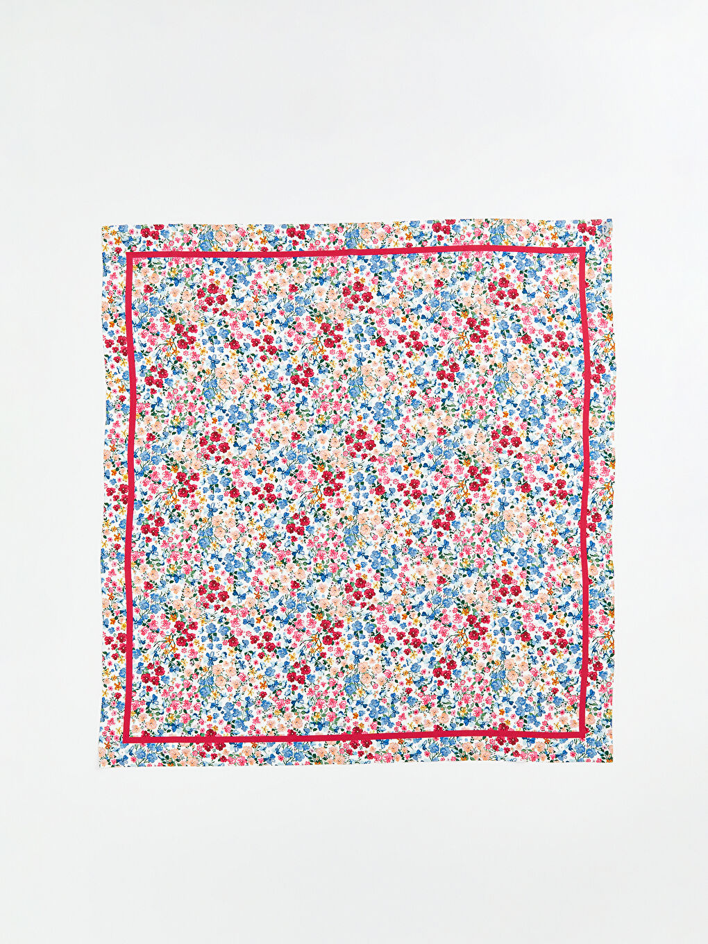 Woman WHITE Small Scarf-2