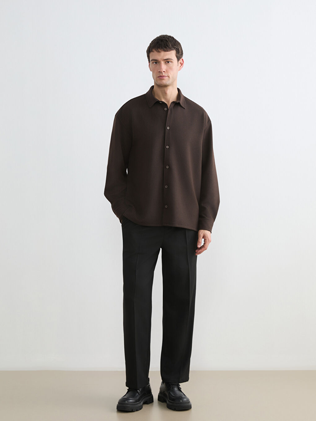 Man BROWN Shirt-1