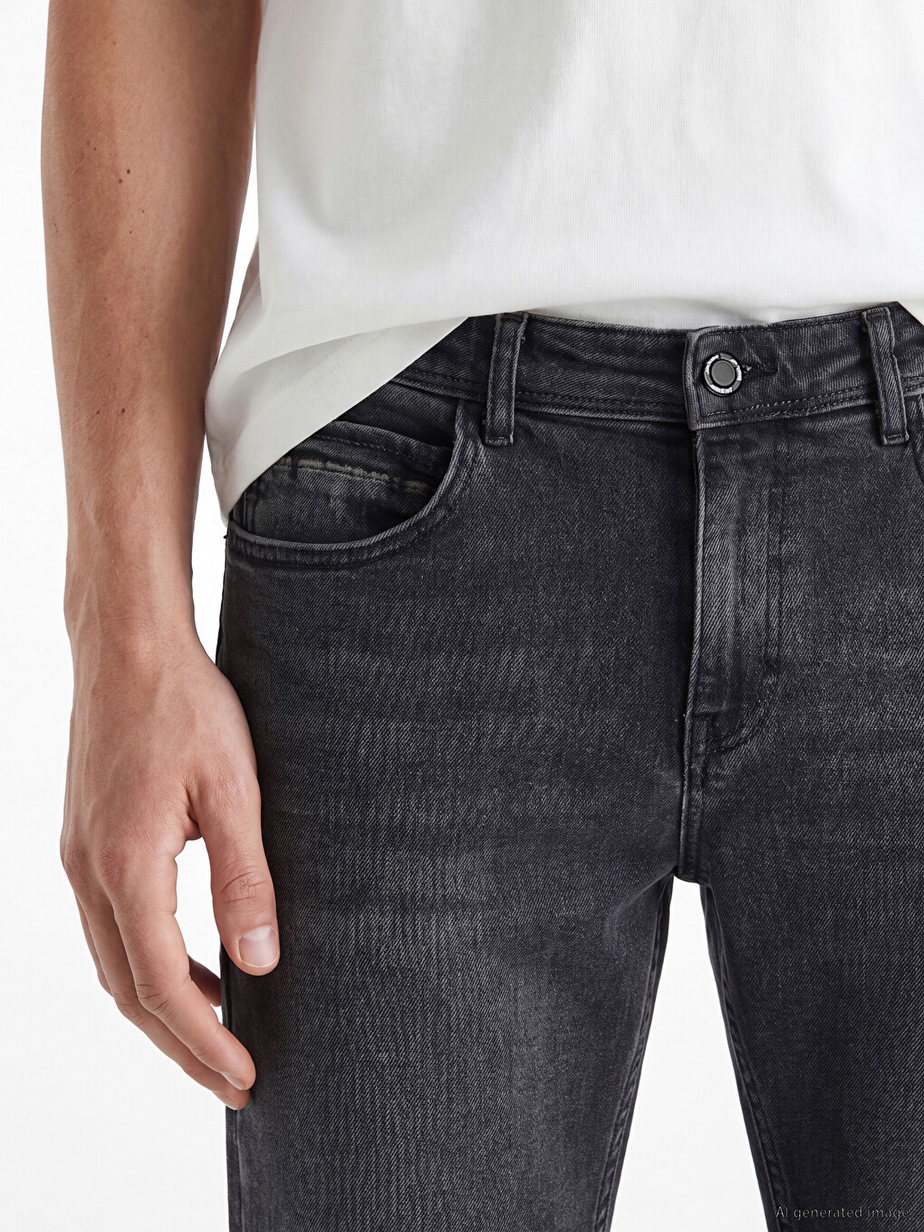 Antrasit 750 Slim Fit Erkek Jean Pantolon-4