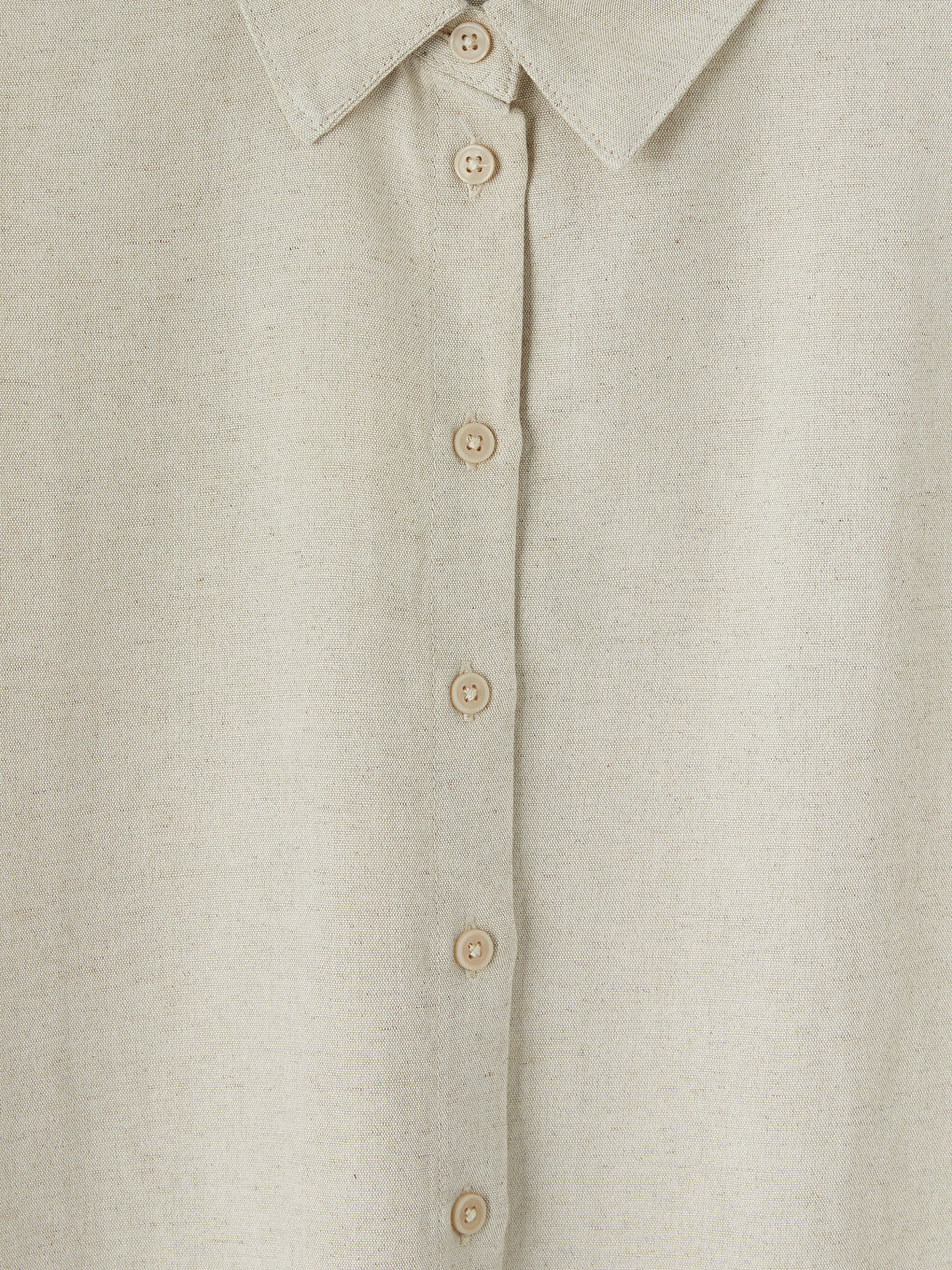 Oversize-Leinenmischung Damenhemd-6