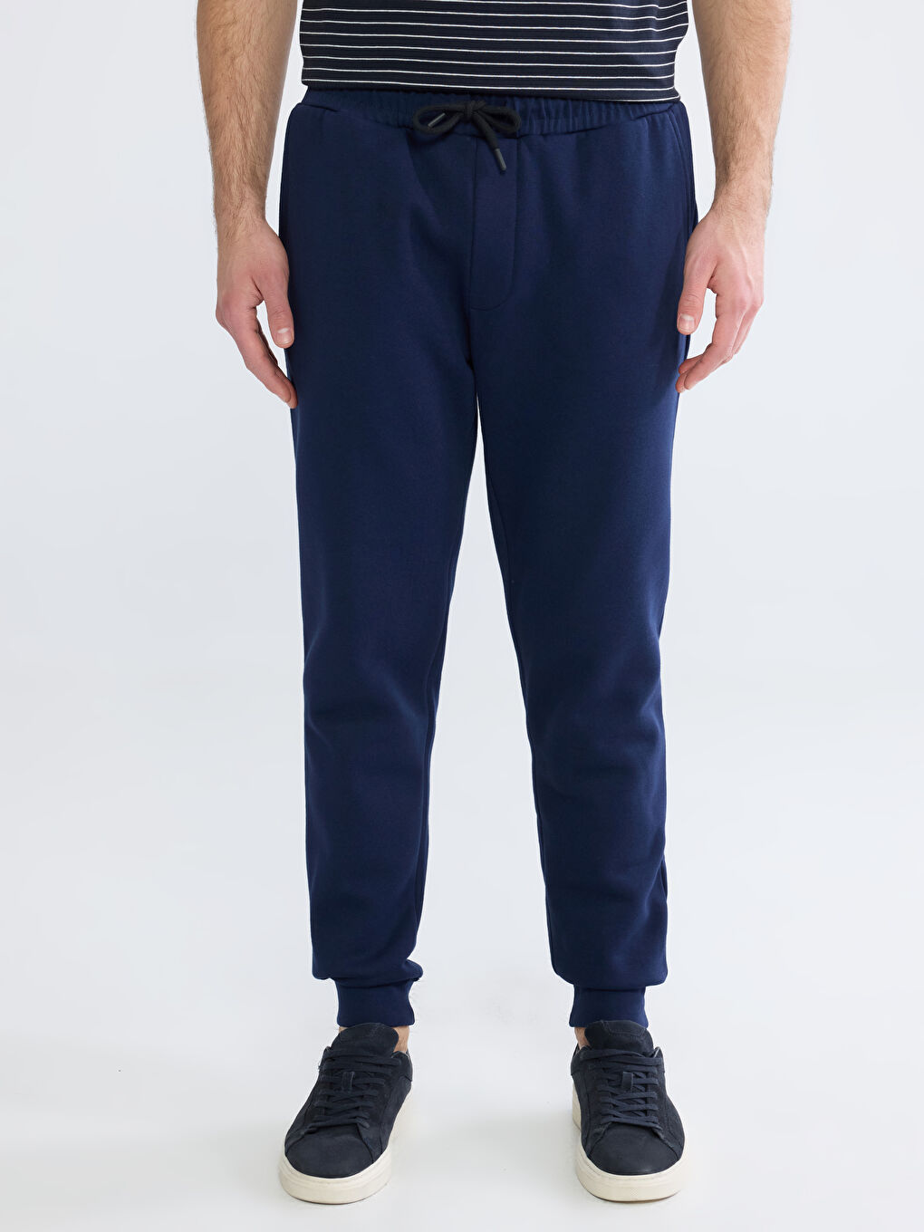 İndigo Standart Kalıp Erkek Jogger Eşofman Altı-1