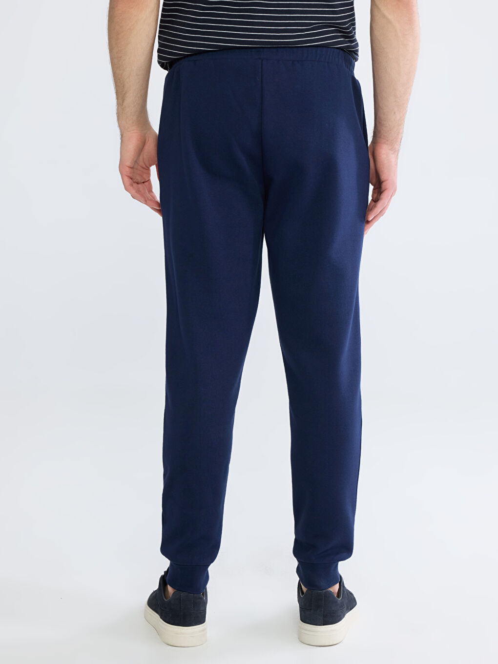 İndigo Standart Kalıp Erkek Jogger Eşofman Altı-3