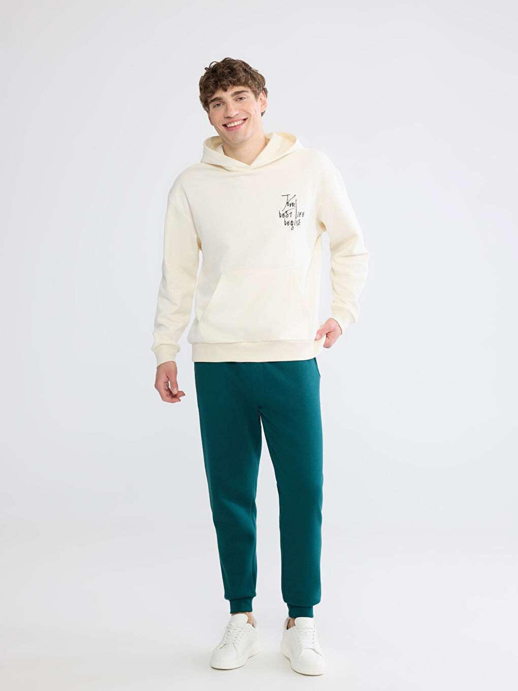 Man PETROL Jogger Sweatpants