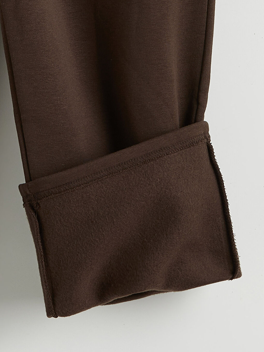 Kahverengi Loose Fit Erkek Eşofman Altı-5