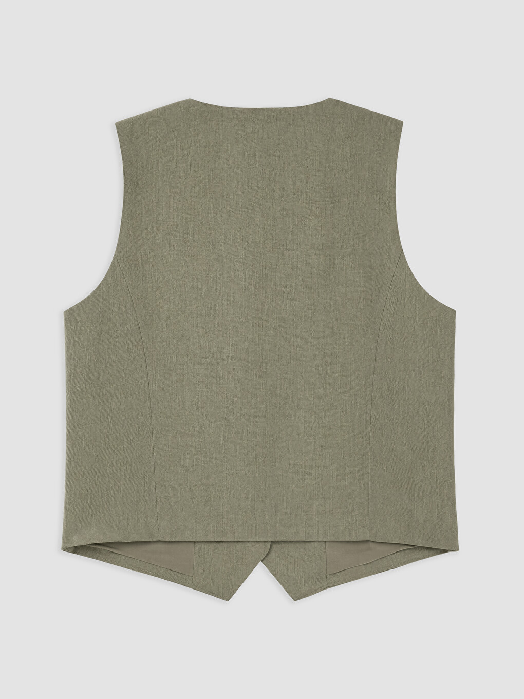 Woman Khaki Waistcoat-1