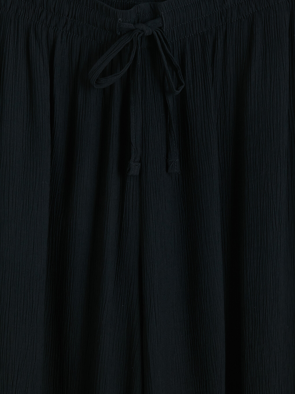 Pantaloni De Femei Texturați Cu Talie Elastică-6