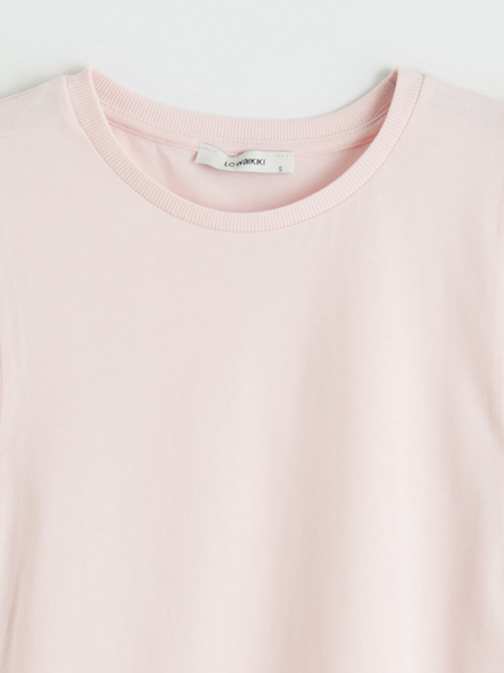 Pembe Bisiklet Yaka Kadın Atlet-5