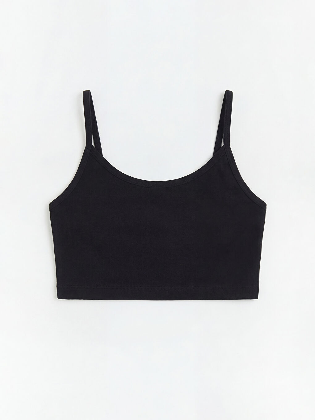 Siyah U Yaka Kız Çocuk Büstiyer