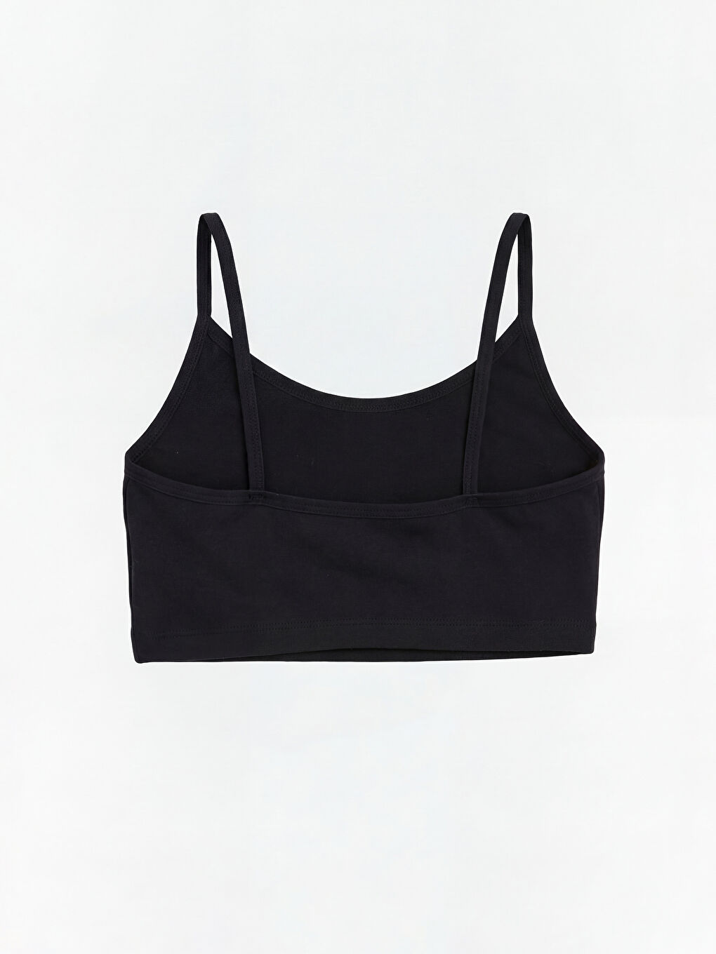 Siyah U Yaka Kız Çocuk Büstiyer-1