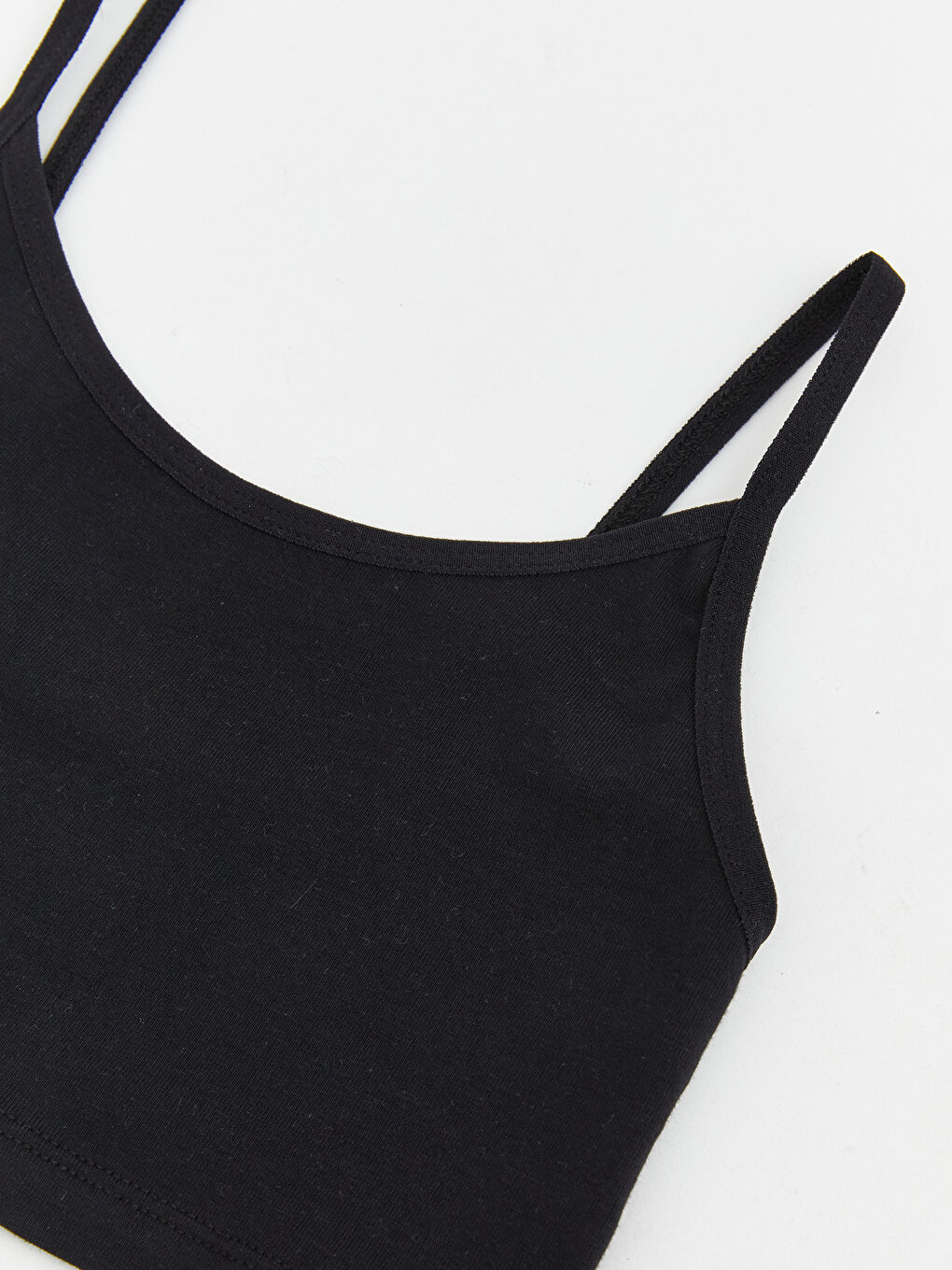 Siyah U Yaka Kız Çocuk Büstiyer-2