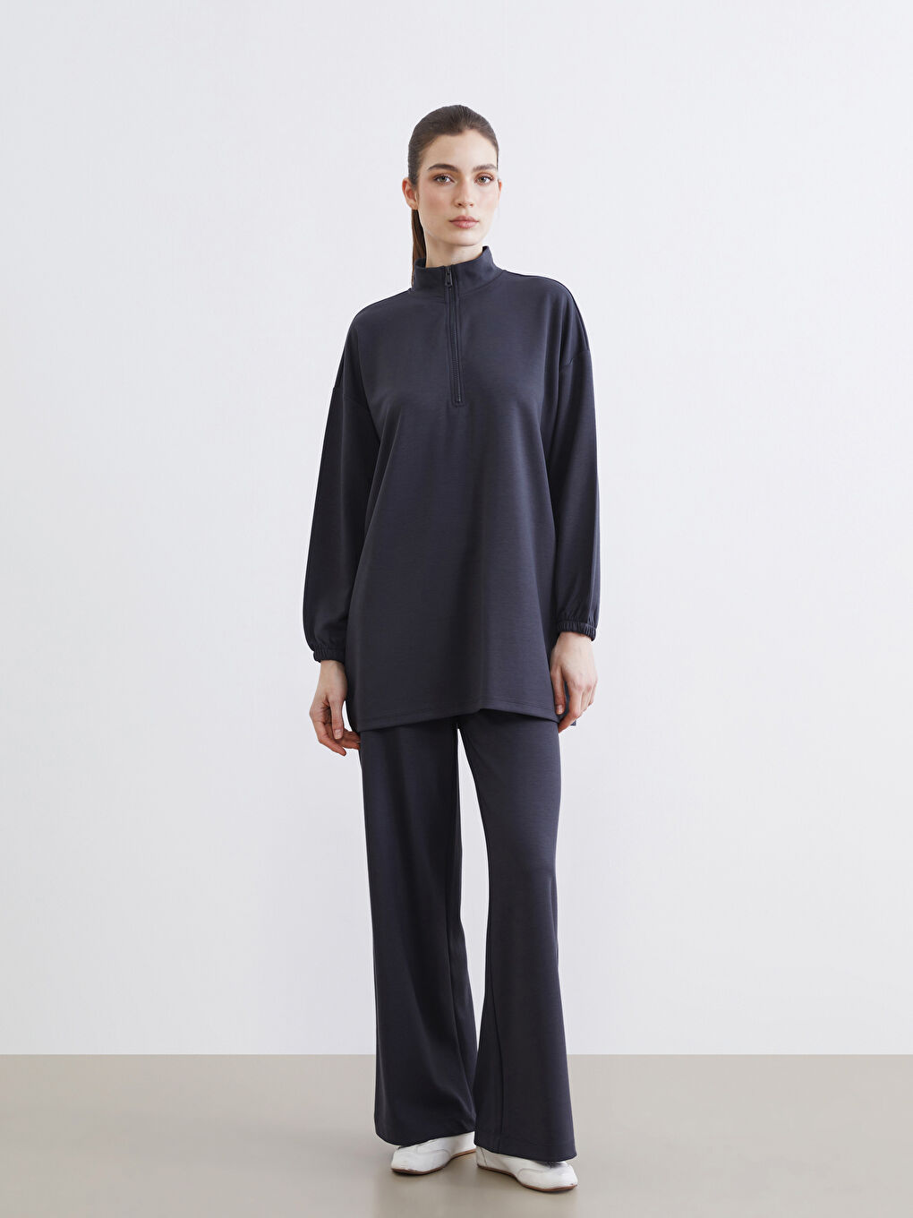 Soft Touch Oversized Women's Sweatshirt Tunic-1