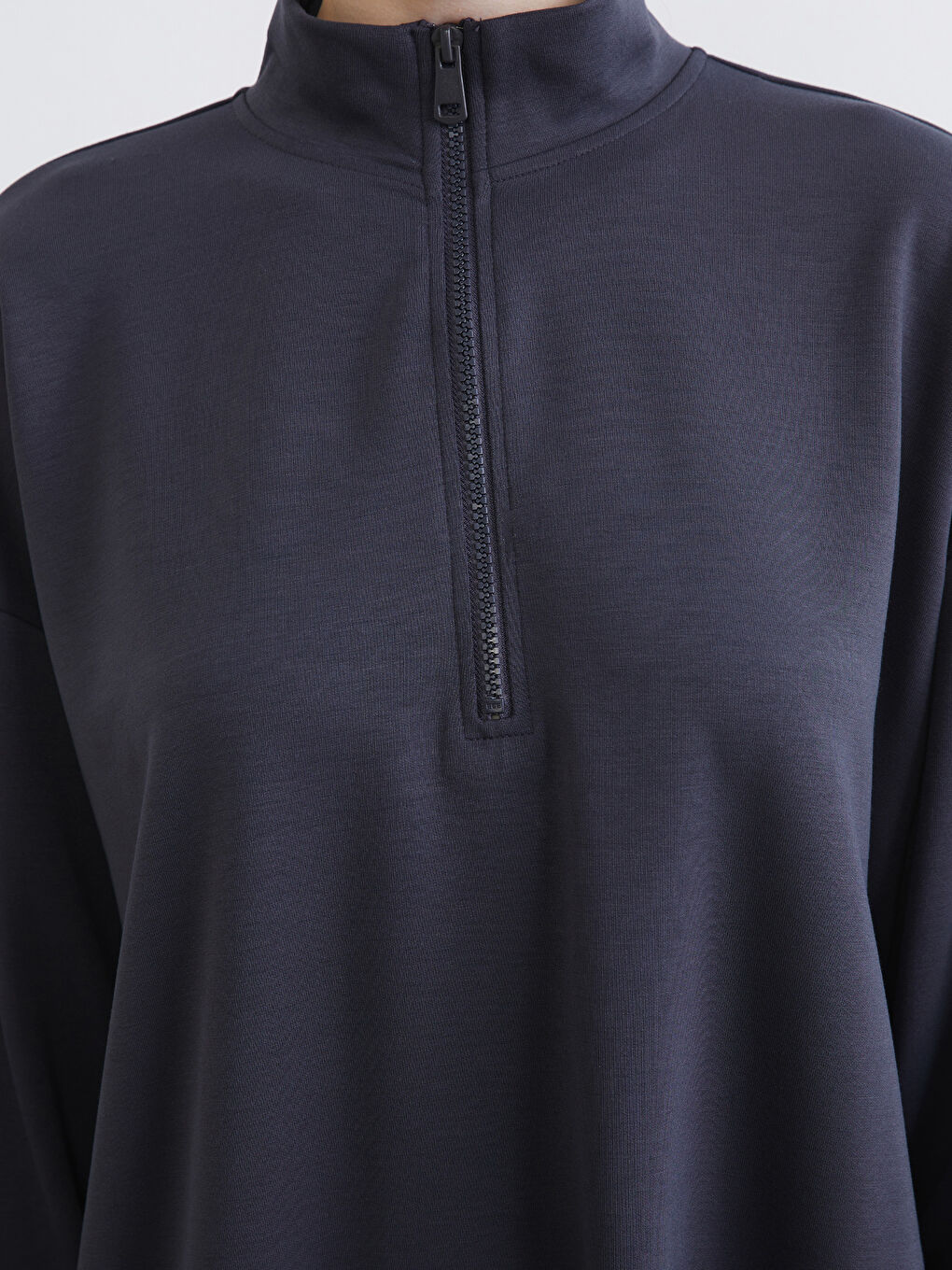 Soft Touch Oversized Women's Sweatshirt Tunic-2