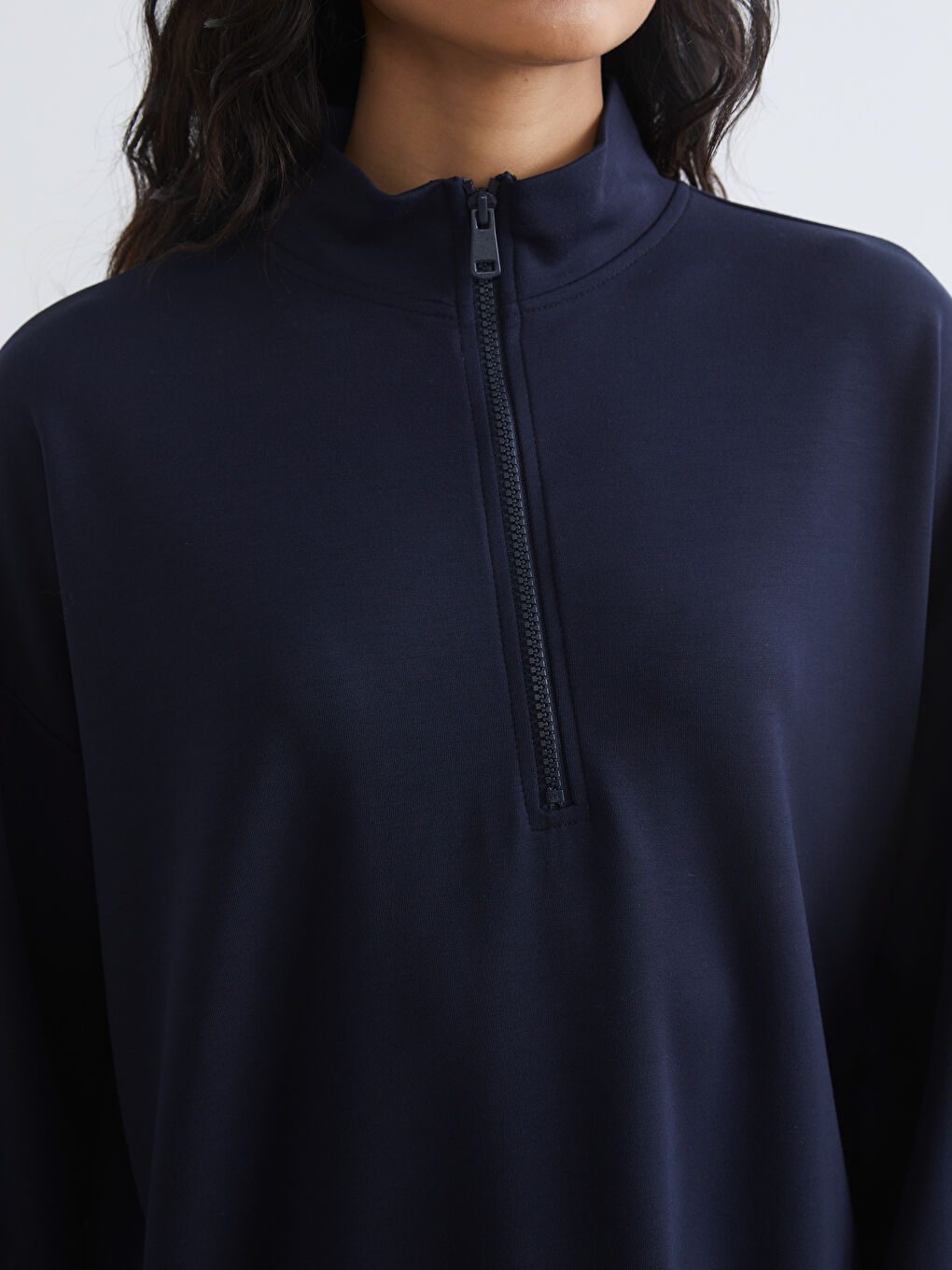 Soft Touch Oversized Women's Sweatshirt Tunic-2