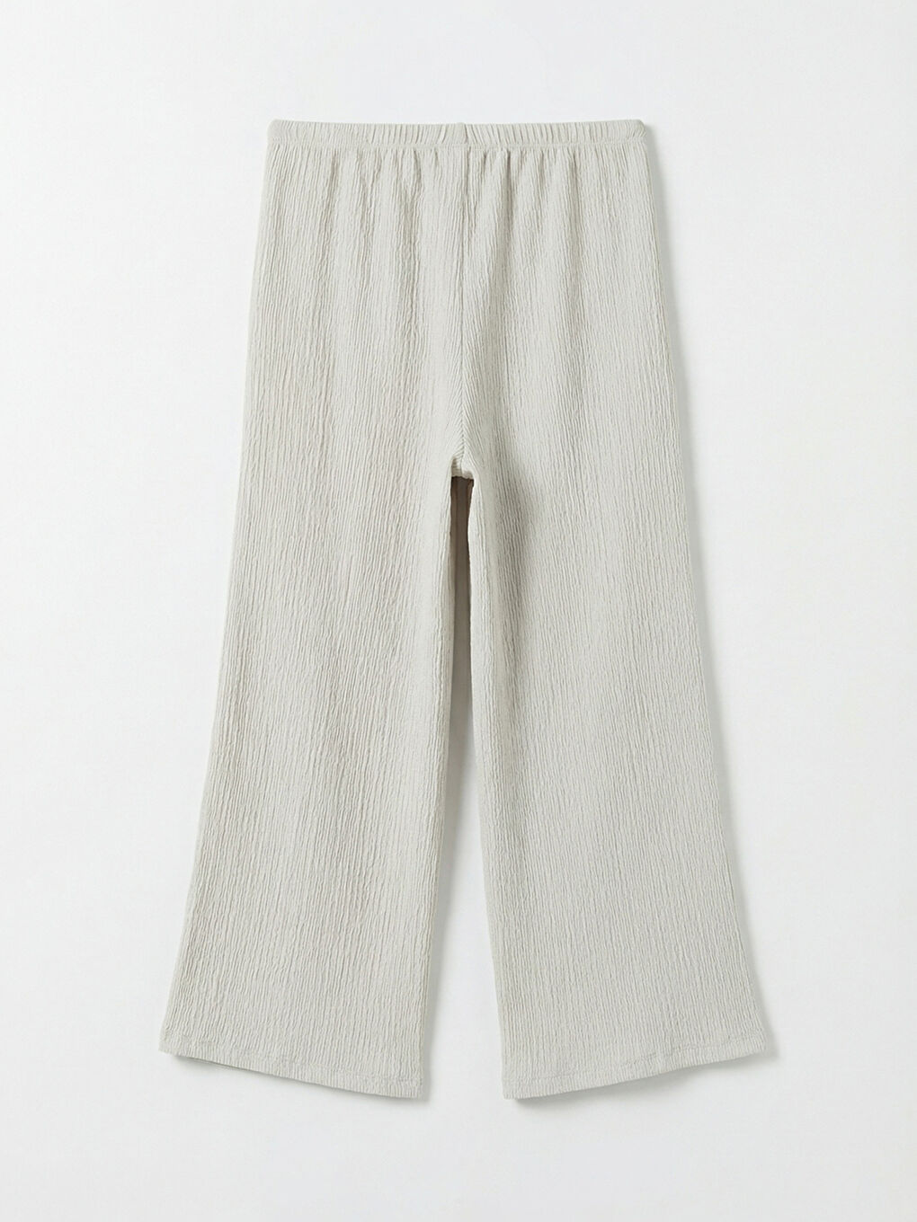 Gri Bisiklet Yaka Baskılı Kız Çocuk Tişört ve Pantolon-4