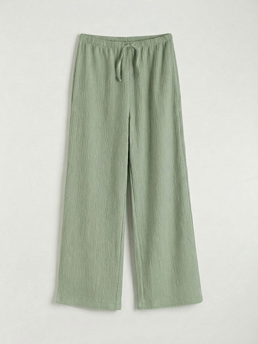 Yeşil Bisiklet Yaka Baskılı Kız Çocuk Tişört ve Pantolon-3