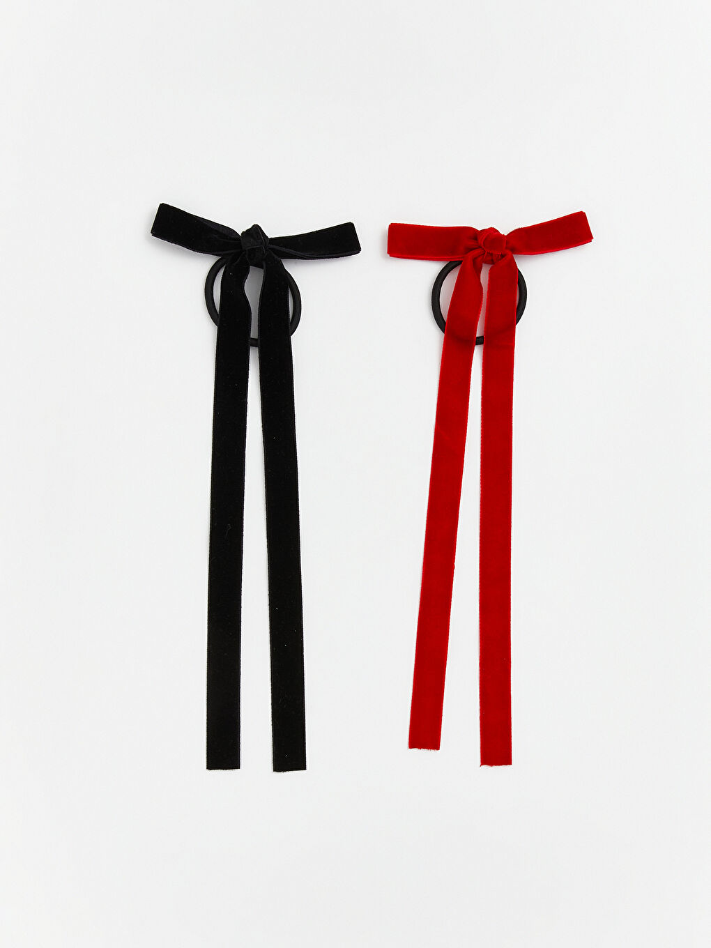 Karışık Fiyonk Figürlü Kadın Lastik Toka 2'li