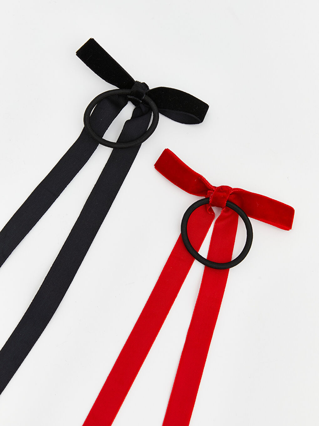 Karışık Fiyonk Figürlü Kadın Lastik Toka 2'li-2