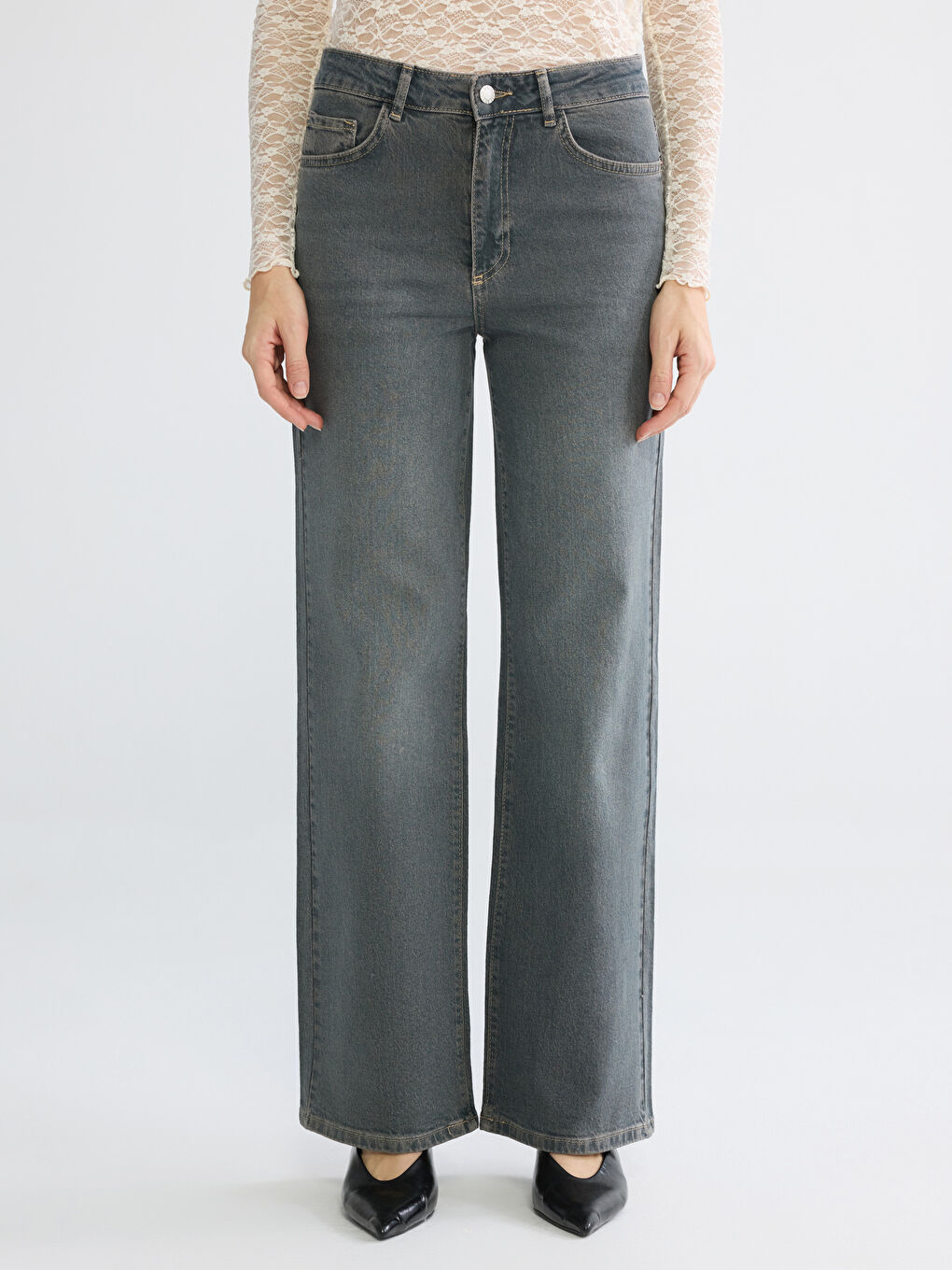 جينز رمادي امرأة-1