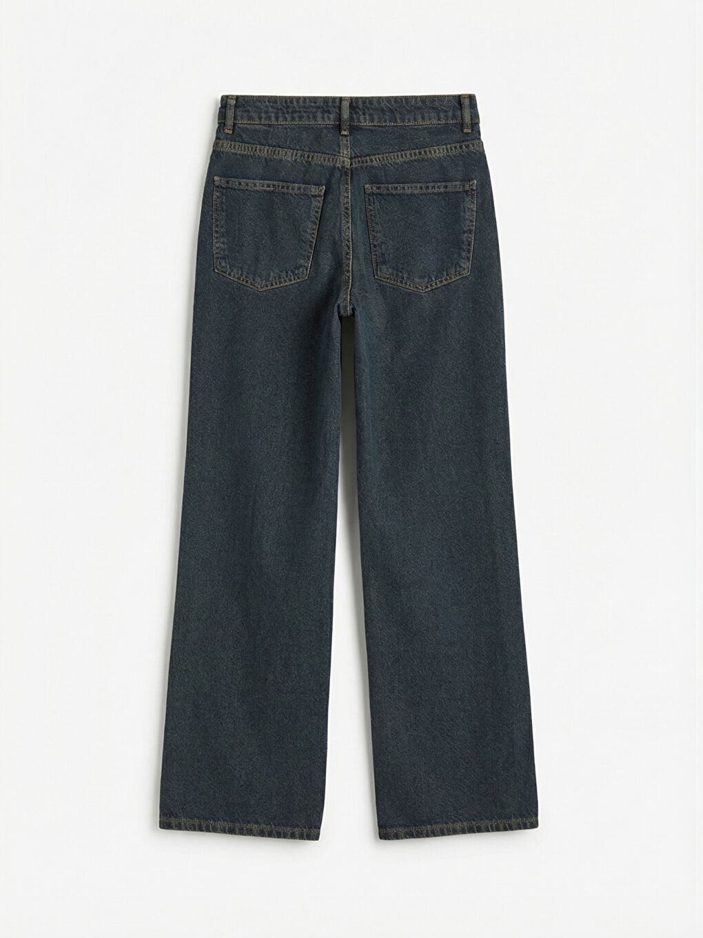 İndigo Straight Fit Kadın Jean Pantolon-1
