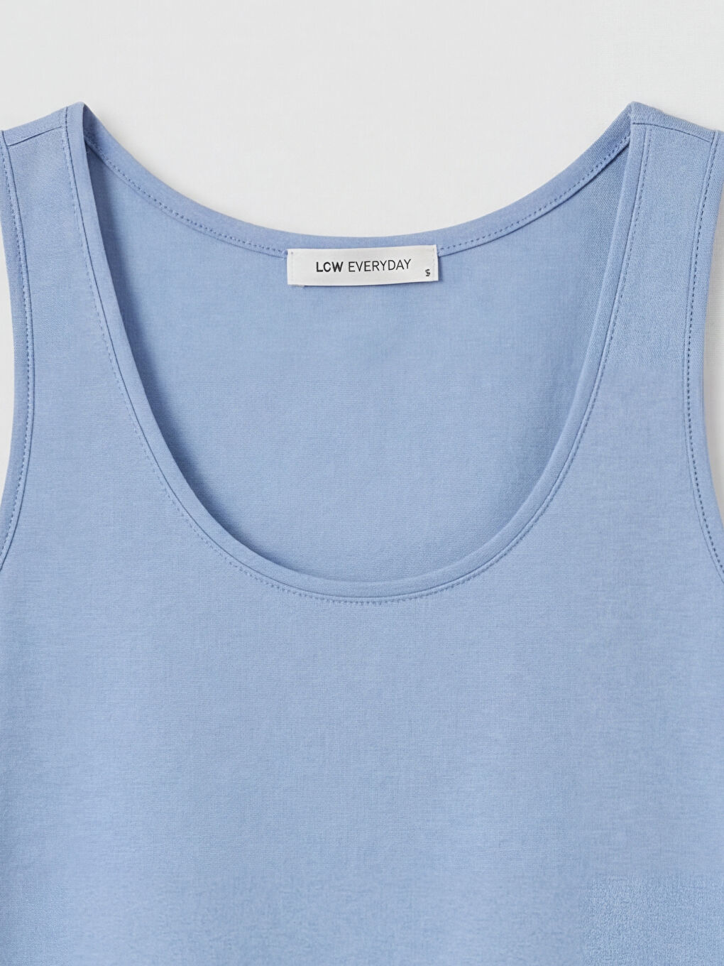 Mavi U Yaka Kadın Atlet	-2