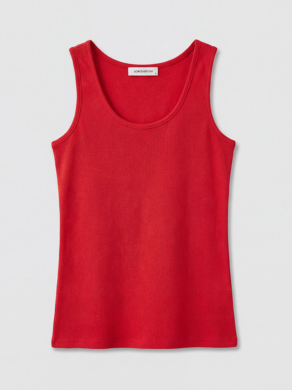 Kırmızı U Yaka Kadın Atlet	