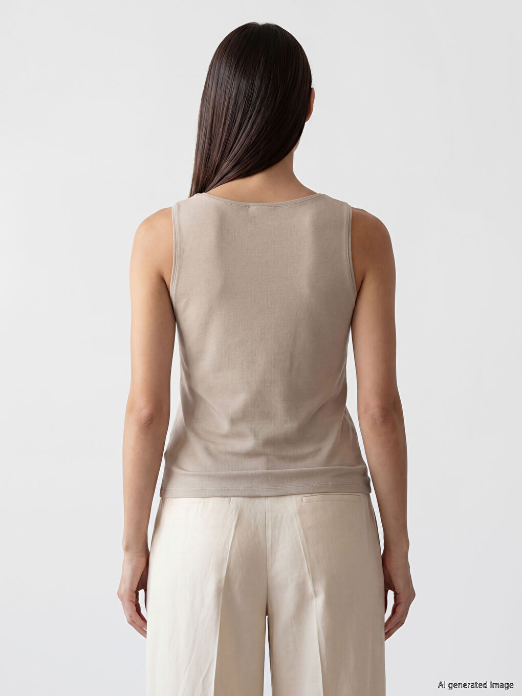 U Neck Women's Tank Top-3