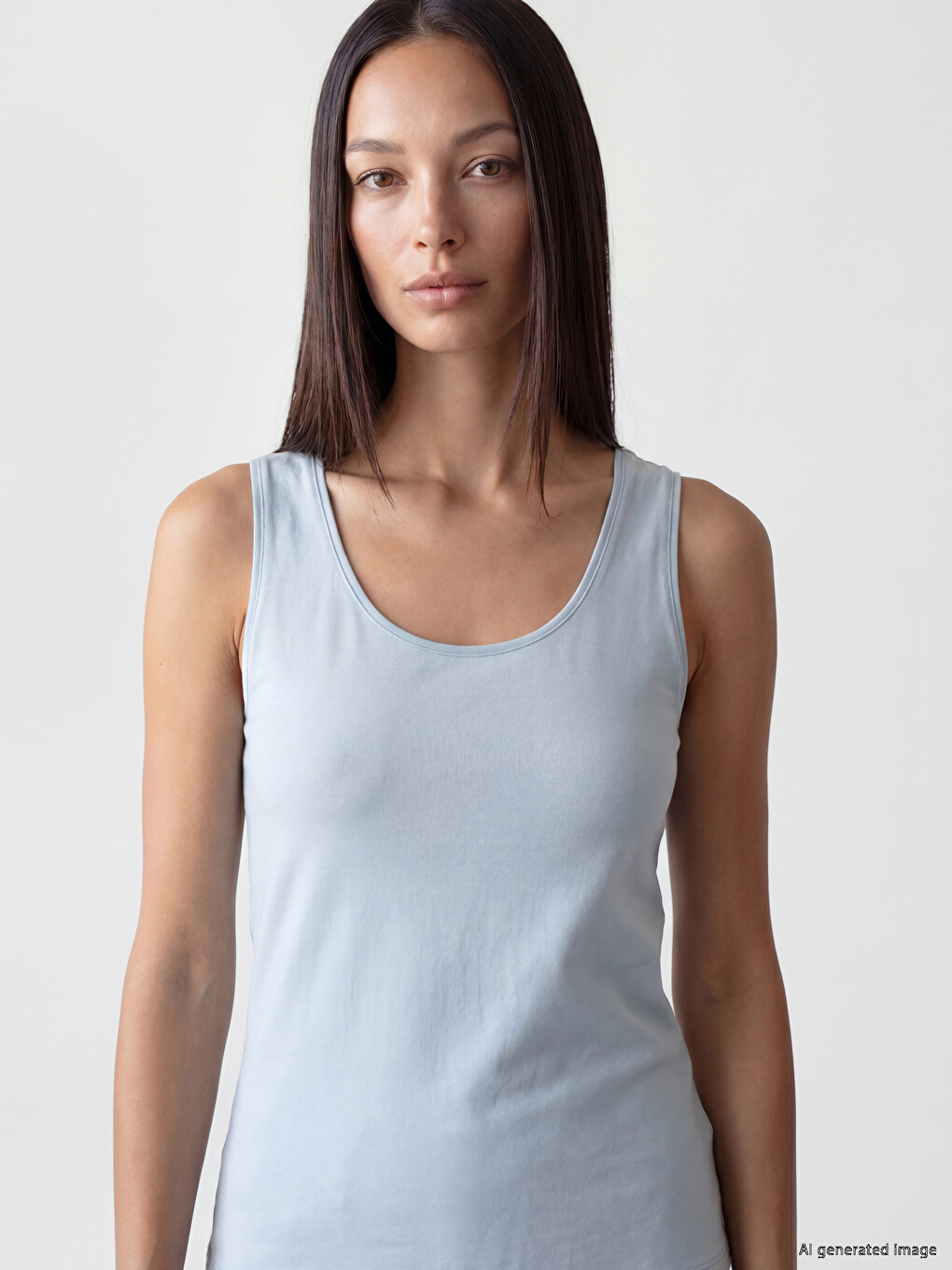 U Neck Women's Tank Top-2