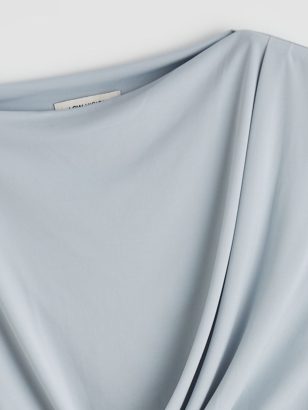 Slash Neck Ruched Blouse-4