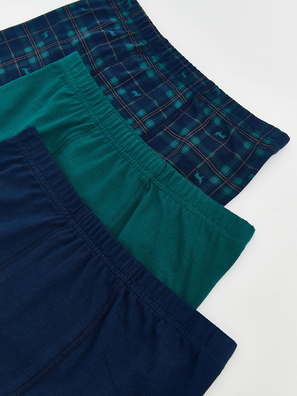 Lacivert Erkek Çocuk Boxer 3'lü-2