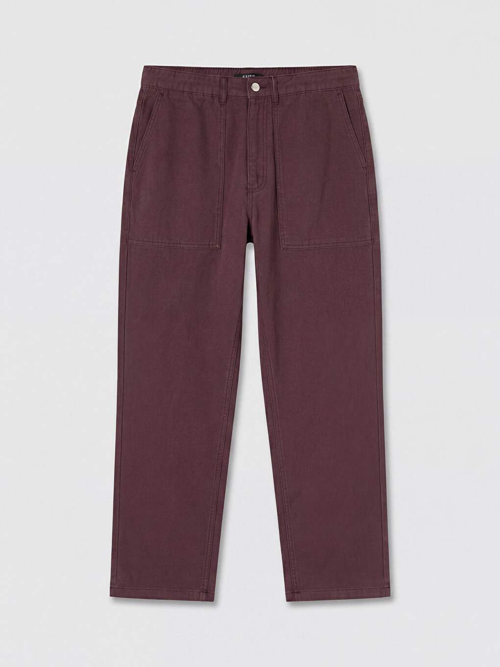 Pantalon Homme Coupe Régulière en Gabardine-4
