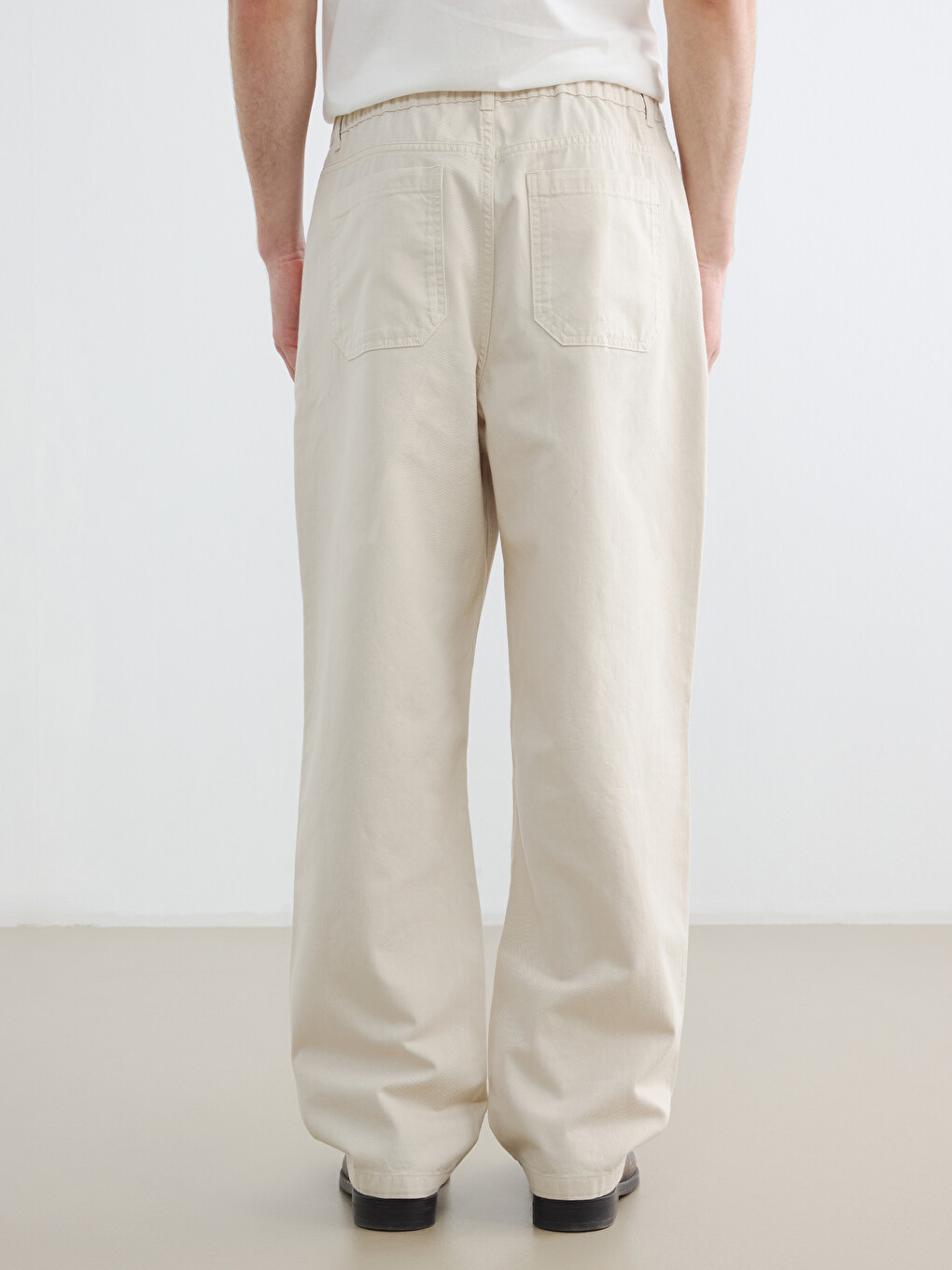 Regular Fit Gabardine Men's Trousers-5