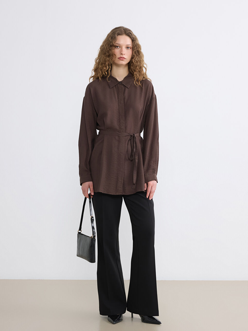 Sash Women's Shirt Tunic-1
