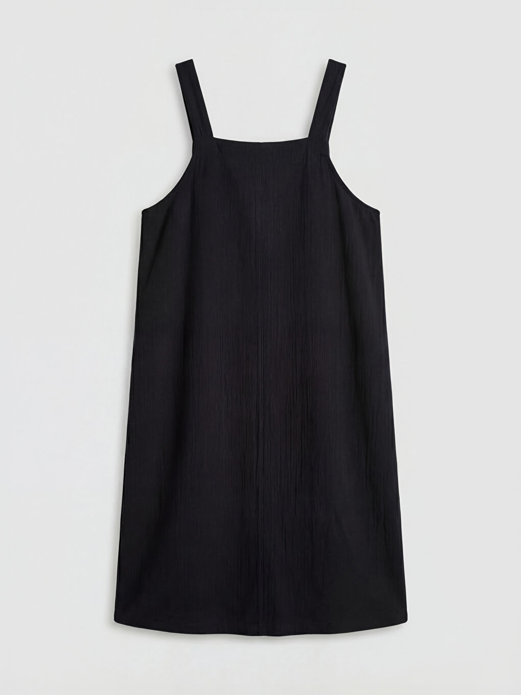 Siyah Baskılı Müslin Elbise ve Tişört-4